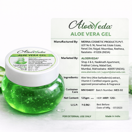 Aloe Vera Gel – Multi Purpose Gel | AloerVeda | 125 gm - TIRTHAS