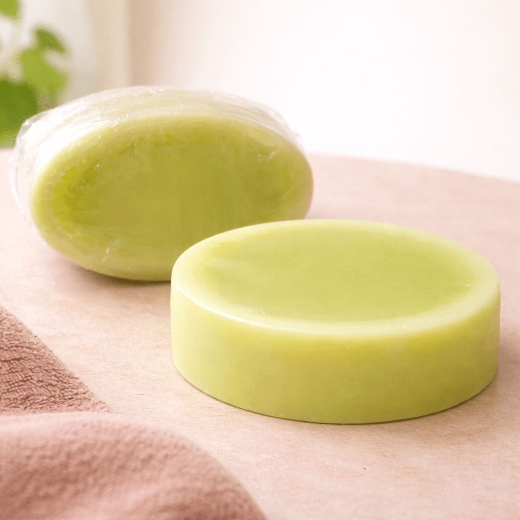 Aloe Vera Soap | Aloer Veda |Balance and Moisture Lightens Blemishes Deep Cleanses Skin| 50 Gm - TIRTHAS