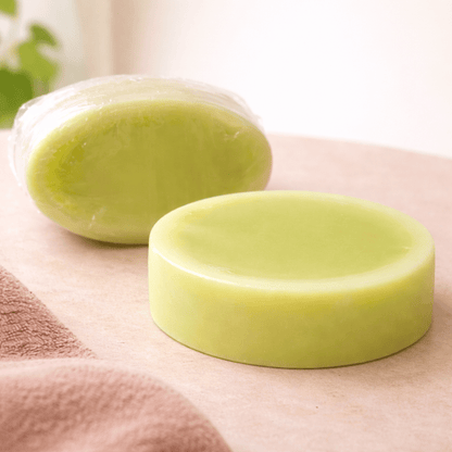 Aloe Vera Soap | Aloer Veda |Balance and Moisture Lightens Blemishes Deep Cleanses Skin| 50 Gm - TIRTHAS