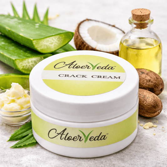 Crack Cream | Herbal Foot and Heel Repair Cream for Dry, Cracked Skin | AloerVeda - TIRTHAS