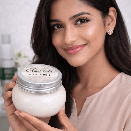 Herbal Body Lotion | AloerVeda | Deep Moisturizing & Nourishing Skin Care | For All Skin Types - TIRTHAS