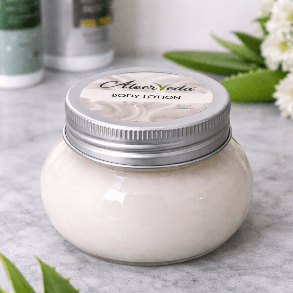 Herbal Body Lotion | AloerVeda | Deep Moisturizing & Nourishing Skin Care | For All Skin Types - TIRTHAS