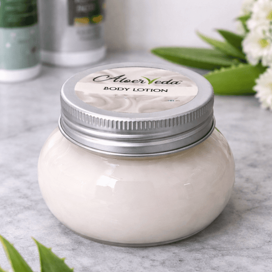 Herbal Body Lotion | AloerVeda | Deep Moisturizing & Nourishing Skin Care | For All Skin Types - TIRTHAS