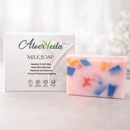 Milk Soap Healthy and Soft Skin Heal Skin Infection - TIRTHAS