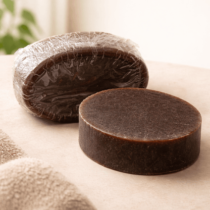 Neem Tulsi Soap | Aloeveda | Clearing Acne Treats Uneven Skin Tone and Pimples Reduces Scares | 50 Gm - TIRTHAS