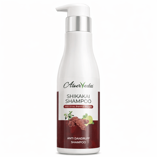 Shikakai Shampoo – Anti Dandruff and Hairfall Control | AloerVeda | 150ml - TIRTHAS